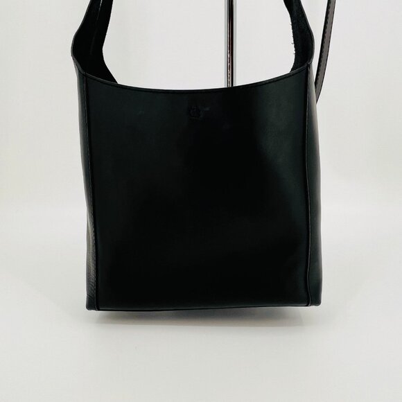 Rag & Bone Belize Small Shopper Black Leather Shoulder Bag Adjustable Strap - Picture 2 of 16